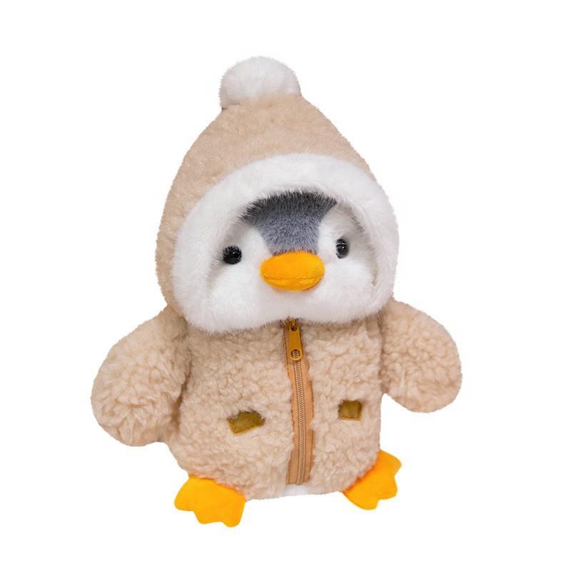 Cute Penguin Plush Toy Stuffed Animal, Soothing Kids Gift Aquarium Souvenir, Dress-Up Penguin Doll