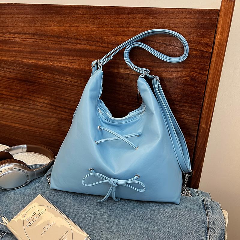 Модная простая сумка-рюкзак большой вместимости для женщин. Весной новый стиль, простая и популярная сумка через плечо на одно плечо