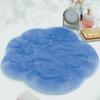 Коврик для ног Yousheng Bathing 30x30 см с мягкой щетиной, отшелушивающим очищающим душем, коврик для ног с присоской, дизайн для дома и ванной комнаты, необходимое средство