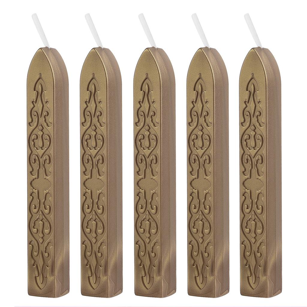 5 шт. восковых печатей, антикварные восковые печатей с фитилем для почтового письма, ретро-винтажная восковая печать, приглашение на свадьбу