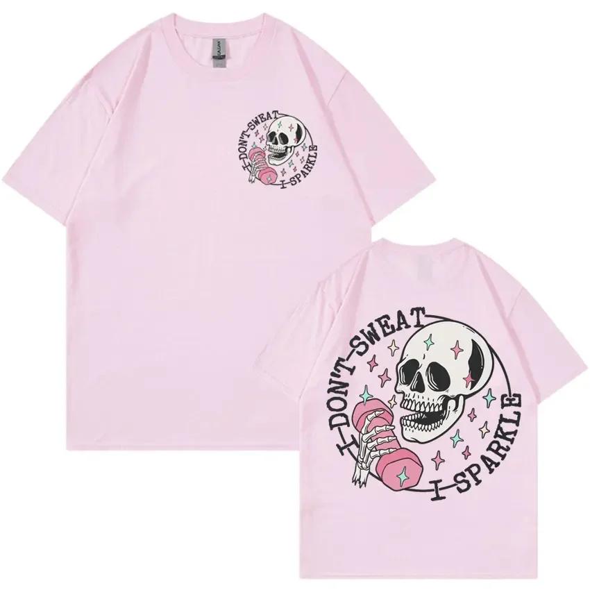 Забавные футболки с мышцами скелета для мамы, для спортзала, женские, унисекс, модные, в стиле 90-х, ретро, готические, летние, хлопковые, с коротким рукавом, уличная одежда