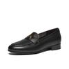 Clarks Routee 25 Penny Женские лоферы в британском ретро-стиле Черные 261849114