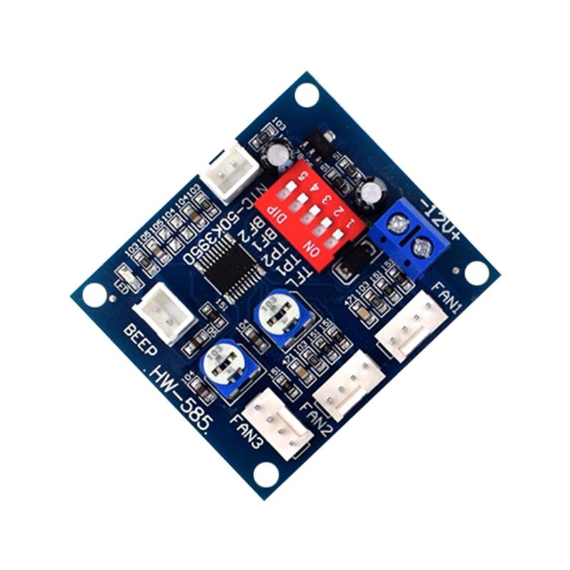 HW-585 PWM Fan Speed Temperature Controller 4 Wire Module Board for PC Computer