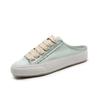 Spanish thin satin women's 2026 new canvas board shoes flat casual shoes 2026 spring and summer new