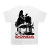 Kanye West Donda Graphic T-shirt Men Women Streetwear Oversized Y2k Casual Loose Short Sleeve Unisex Tee Shirt Female Male Clothing
