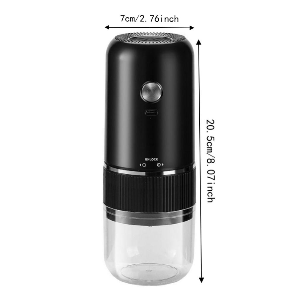 Ceramic Burr Mini Coffee Grinder USB Rechargeable Coffee Bean Grinder Hand Pour Coffee