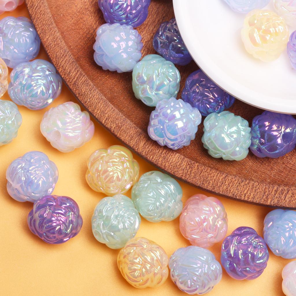 15 шт 21 мм модные акриловые цветы свободные бусины для самостоятельного изготовления ожерелий браслетов ювелирных изделий