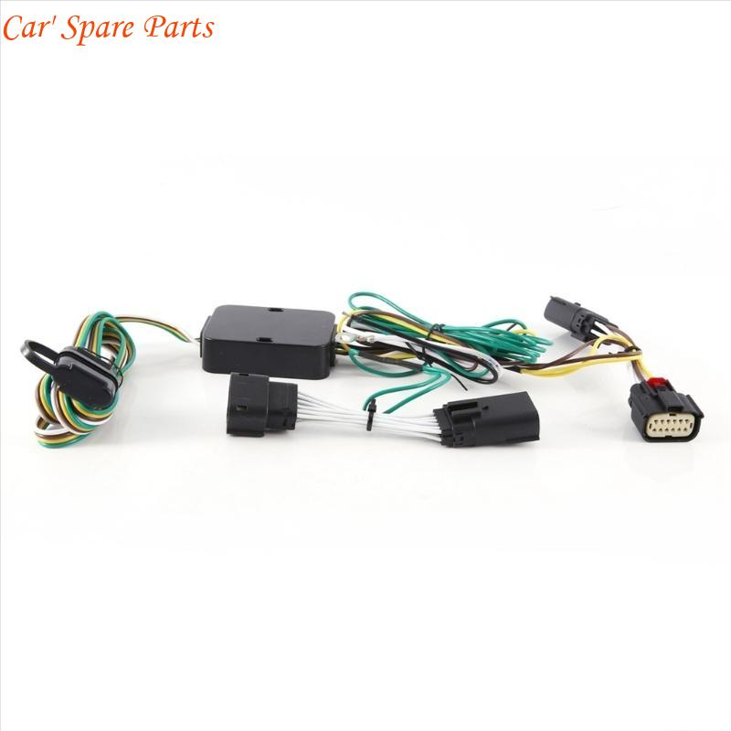 Y4UA Heavy Duty Trailer Wiring Harness Adapter 56407 Fit for Vehicles Facilitates Safe Light Function During Tow Weatherproof