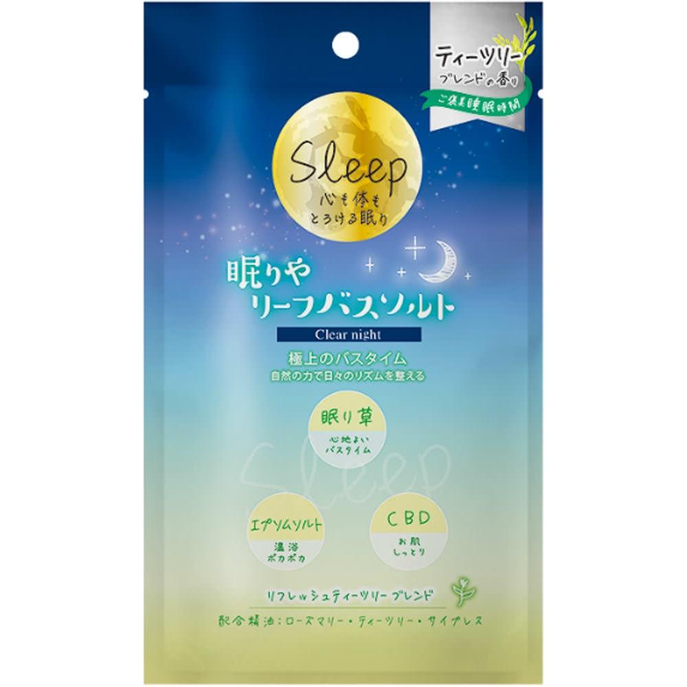 Sleepyashimura Sleepy Leaf Salt Clear Night 150g