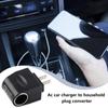 Portable 220V To 12V Lighter Converter Stable Black AC To DC Car Adapter For Plug Outlet For Car Internal Spare Parts