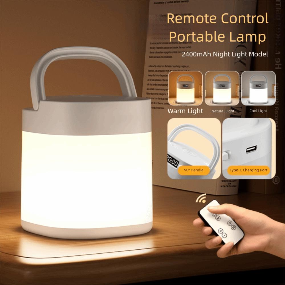 Dimmable Bedside Lamp Rechargeable Reading Table Lamp Durable Sleep Light  Children's Bedroom