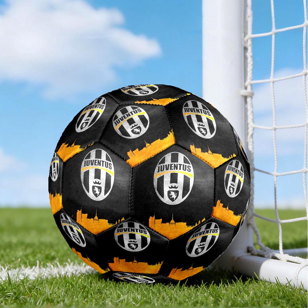 Football Team Crest Printed Size 5 Soccer Balls, High-Quality, Anti-Slip, Protective Football, A Unique Gift , Birthdays, Christmas Gifts