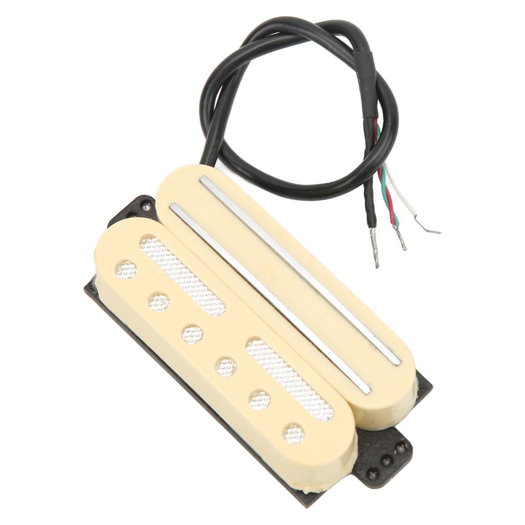 Металлический пластиковый звукосниматель для гитары Сладкий деликатный звук Без шумов Двойная катушка Одинарный звукосниматель