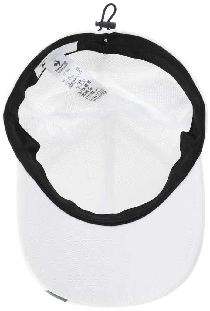 Coq Sportif Дождевая вода Дождливая погода Дождь Гольф QGBXJC30 WH00 [Le Golf] Кепка, Устойчивая, Дышащая, Эластичная, Шляпа, Чехол, Мужская (белый)