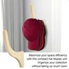 Baseball Cap Stand Hat Rack Strong Load-bearing Smooth Edge Burr Free Easy To Install Cowboy Hats Organizer Caps Display Rack