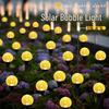 Outdoor Waterproof LED Solar Bubble Ball String Lights for Garden and Courtyard Décor