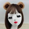 Bear Ears Headgear Plush Girl Headwear New Headpiece  Makeup