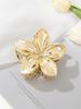 2 шт./компл. Модные однотонные заколки для волос в виде цветка яйца для женщин, девушек, для вечеринки, держатель для хвостика, аксессуары для волос