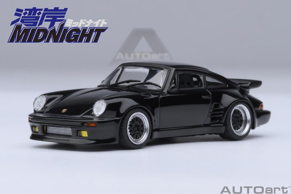 AUTOart Масштаб Porsche 911 Turbo Blackbird 1 Готовая модель 20636 1/64 (930) """Wangan Midnight""" (Спецификация объема)