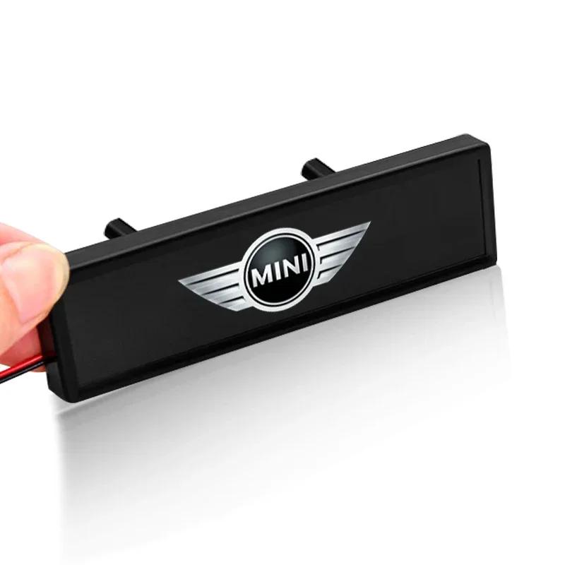 Для автомобиля Bmw Mini Декоративная подсветка Светодиодный значок-эмблема на переднюю решетку капота Декор Для MINI Cooper Countryman Clubman F54 F56 F55 F60 R6