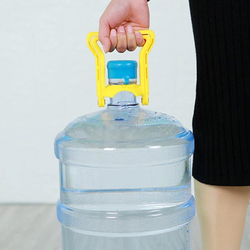 Convenient Plastic Durable Bottled Water Handle Energy Saving Thicker Double Pail Bucket Lifting Carrier Hand Tools
