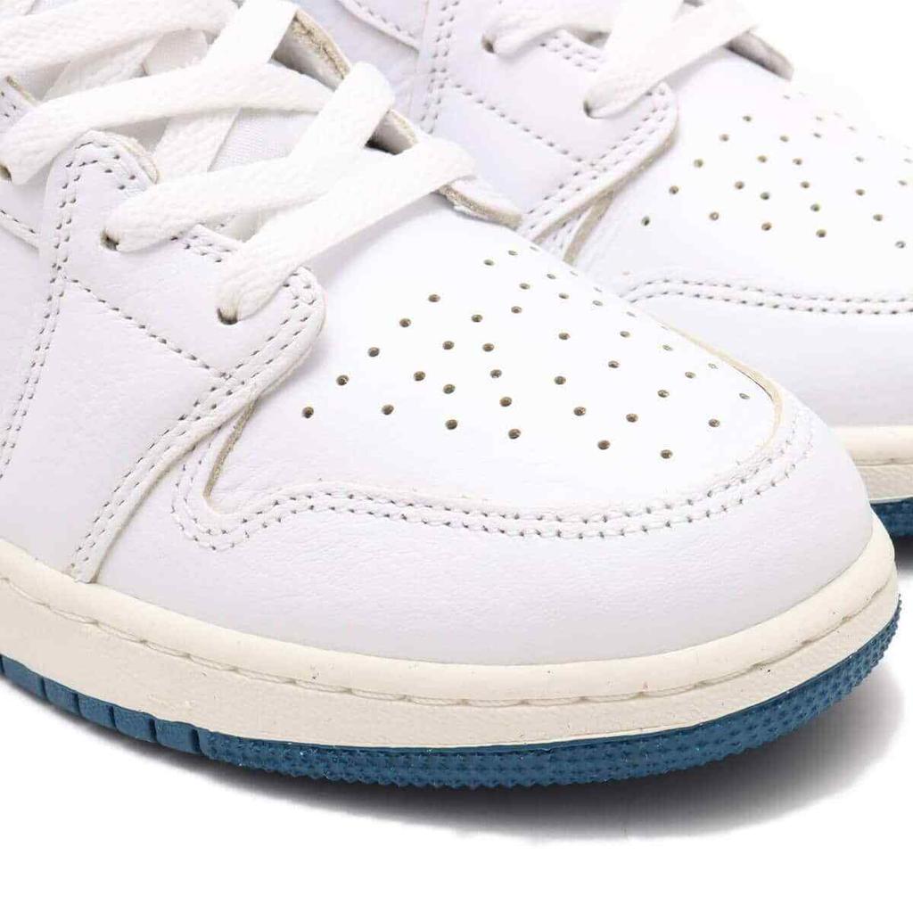 FN7432-141 Nike GS Air Jordan 1 Mid SE Белый Парус Промышленный Синий