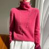 Женский свитер 100% шерсть MODERN NEW SAGA водолазка вязаный пуловер толстые зимние джемперы женские вязаные топы