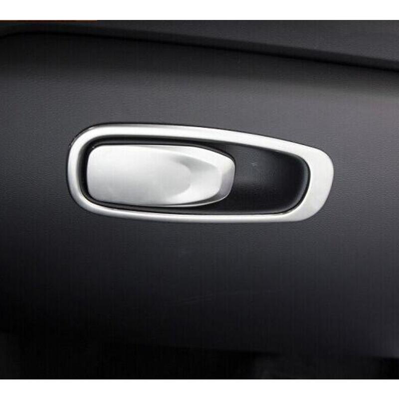 For Volvo XC60 2018 Car Cover Storage Armrest ABS Matte Co-Pilot Handle Bowl Glove Box Front Trim Lamp Panel 2pcs