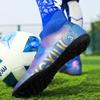 31-48унисекс футбольные бутсы с высоким верхом, эластичной резиной и мягкой подошвой TF футбольные бутсы мужские тренировочные специальные детские футбольные бутсы для соревнований