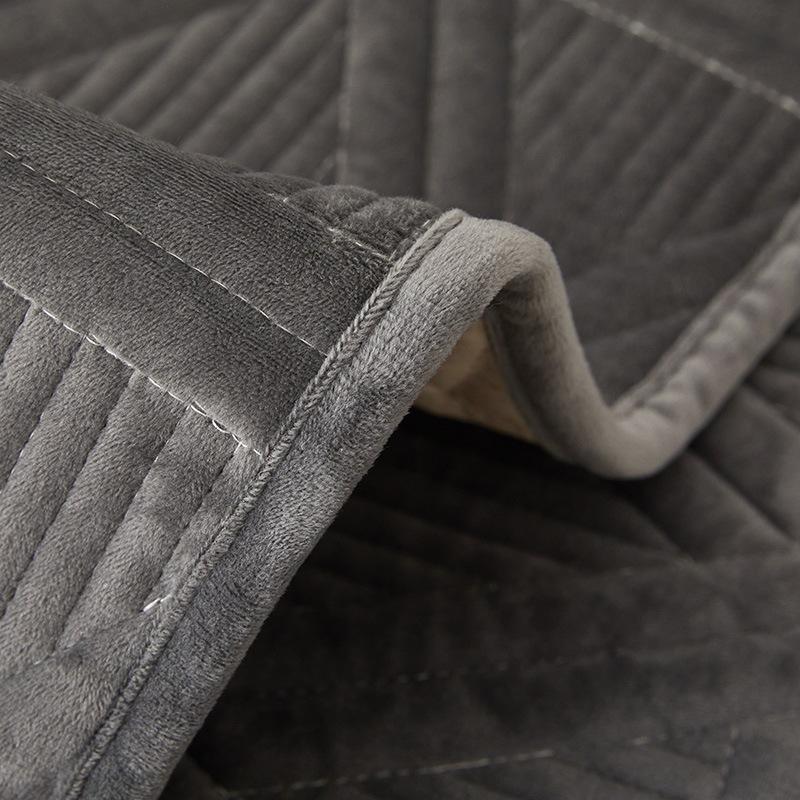 Plush Sofa Cushions: Modern, Simple, High-end, Winter, Thickened, Non-slip, Anti-run, Light Luxury Sofa Cover, Cover Cloth