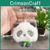 Whimsical Panda Plush Keychain Soft Toy Adorable Animal Charm For Bags Gifts