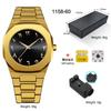 Classic Men's Watch Plastic Granular Belt Business Exquisite Waterproof Explosive Matte Oil Quartz Watch Fashion
