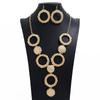 Vintage Art Deco Necklace And Earring Set With Alloy Pendant For Retro Fashion Lovers