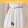 Fashionable Korean Style Tassel Waist Belt Ideal For Summer Dresses 2024