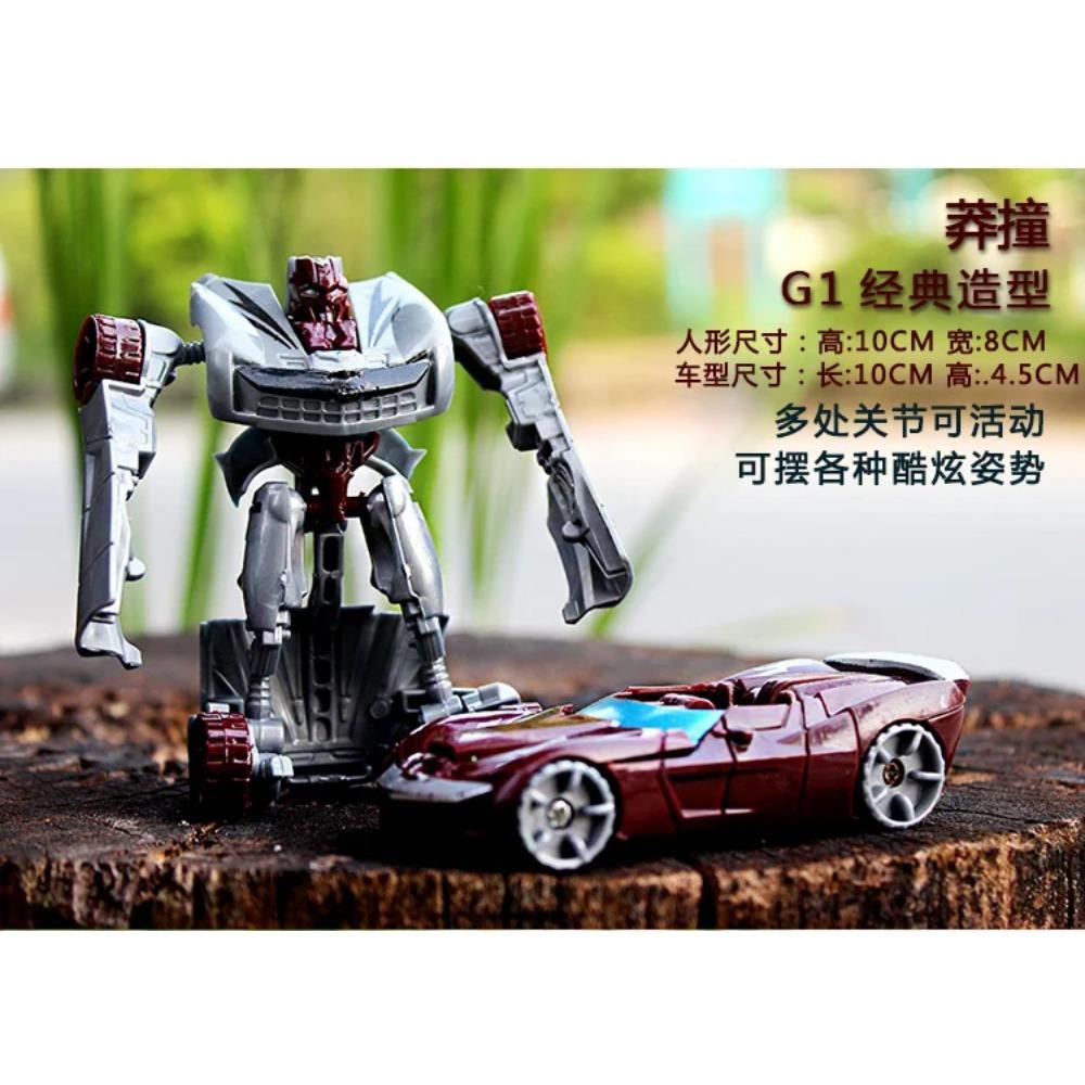 Трансформация Деформация Робот Желтая Машина Совместимая Модель Строительство Детский Блок Хобби Модель Машины Раннее Образование Детская Игрушка