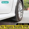 4 шт./компл. автомобильные передние и задние брызговики брызговики крыло брызговики для Toyota Corolla E210 2019-2024 2024 2024 2024 гибрид