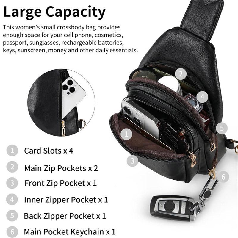 1 шт. сумки через плечо для женщин, сумка-слинг с блокировкой RFID для женщин, поясная сумка из веганской кожи для женщин, поясная сумка