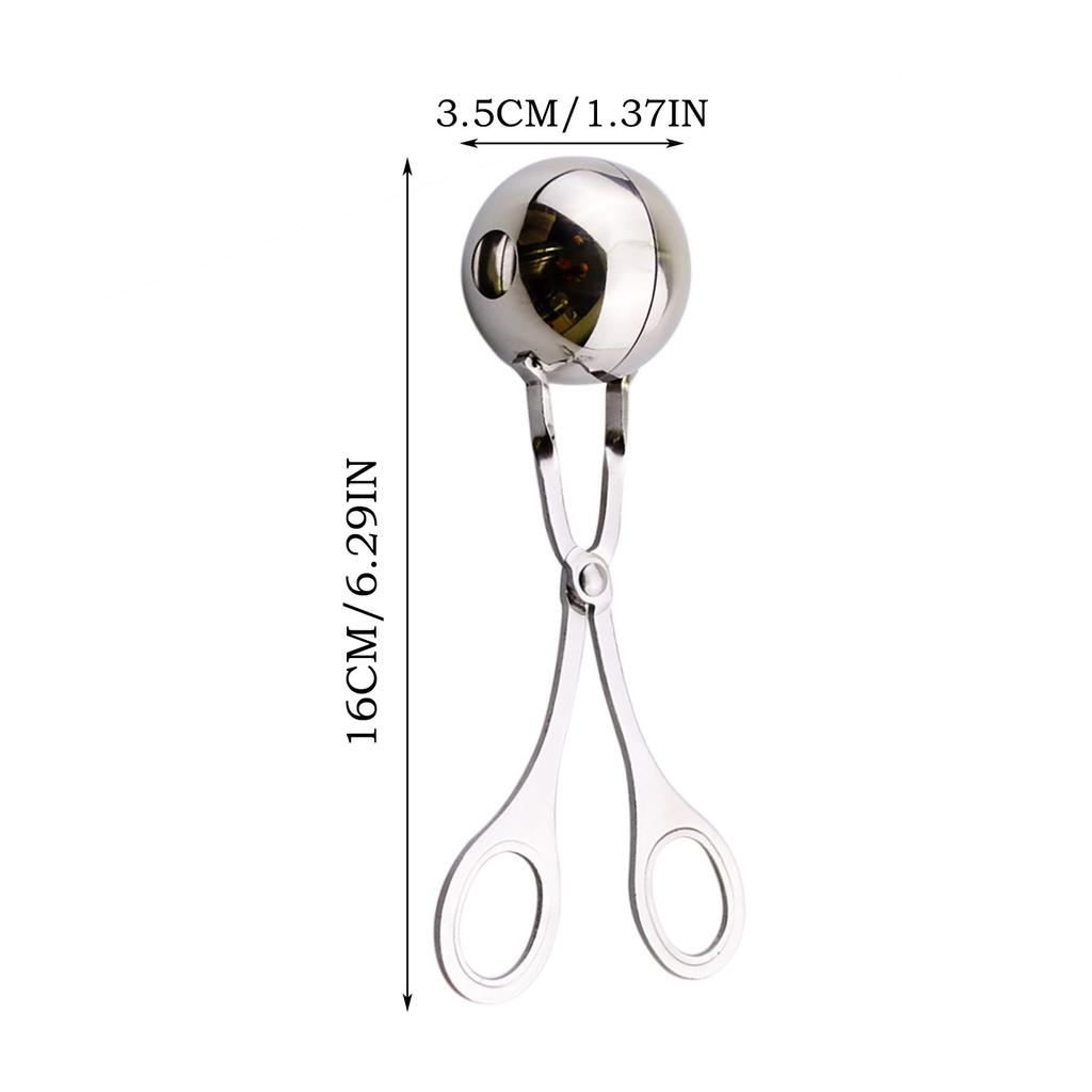 Многофункциональный инструмент для изготовления фрикаделек из нержавеющей стали, кухонный зажим