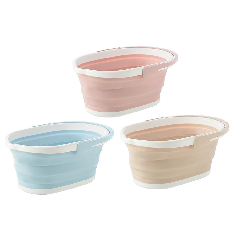 Portable Folding Car Wash Bucket Foldable Mop Water Mop Bucket Household Large Thickened Plastic Storage Bucket