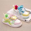 Детские теннисные туфли, универсальные кроссовки для девочек, модные повседневные кроссовки 2024 года для школьников, кроссовки с милыми звездами, нескользящие