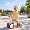 Balance Bike, Lightweight Baby Balance Bike with Foldable Design, Adjustable Seat, No Pedal for 1-2 Years, Cream White