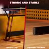 Two-Level LED Gaming Desk - Black