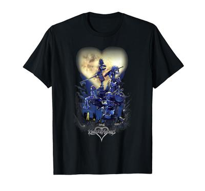 Футболка с логотипом Disney Kingdom Hearts Групповое фото
