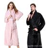 Осень/Зима Очень Длинный и Толстый Коралловый Флис Мужской/Женский Халат