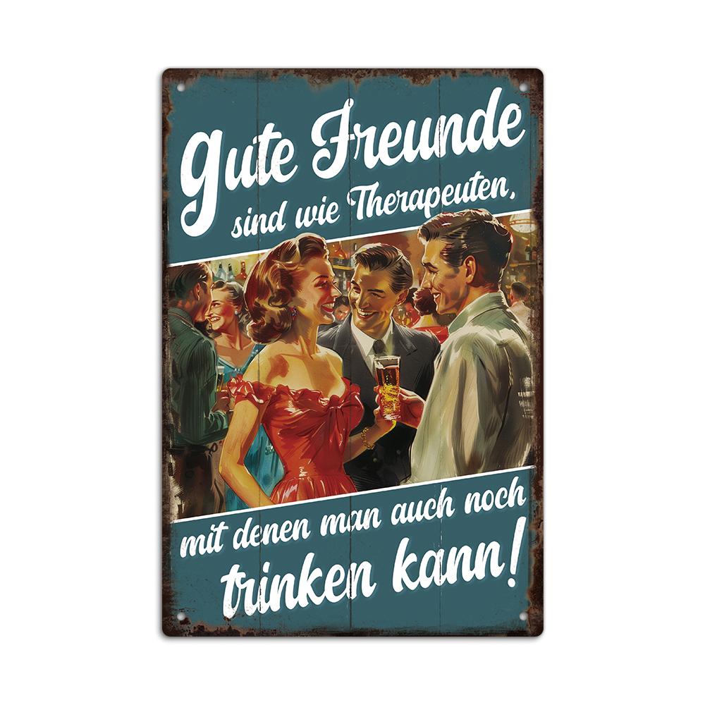 Декор 1 шт. Немецкая винтажная металлическая жестяная вывеска, настенный декор для дома, фермерского бара, паба, клуба, подарок для друзей, 7,9x11,8 дюймов