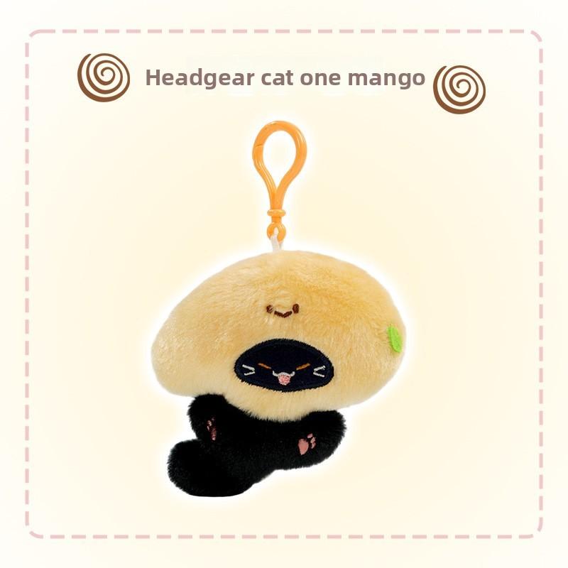 Cute Cat Plush Pendant With Fruit Theme For Kids Or Couples Gift