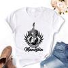 Graphic Tee Maneskin T Shirts Graphic Print Women Clothes Female Clothing Harajuku Short Sleeve T-Shirts 90S Top