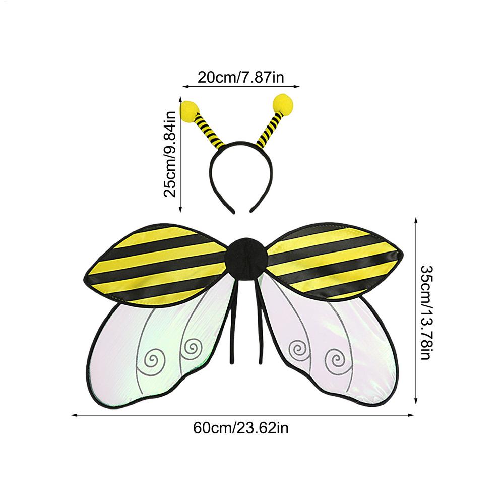 Аксессуары для костюма крыльев божьей коровки для женщин и девочек Аксессуары для костюма девочки Тканевый костюм насекомого Женский насекомое
