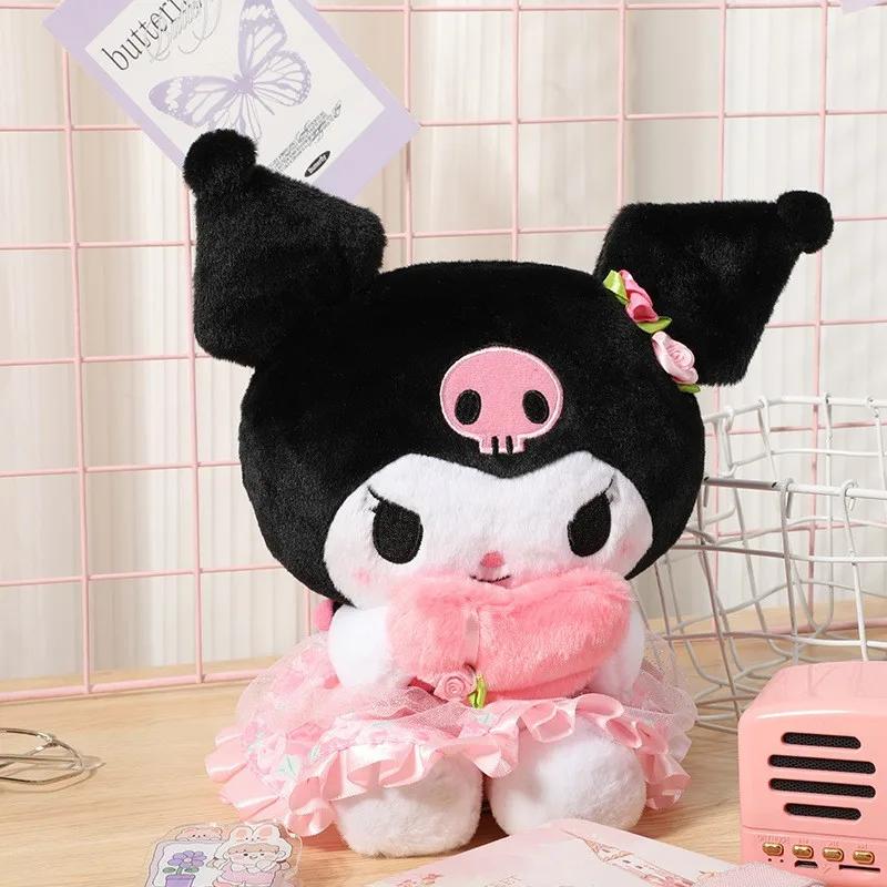 Новая Горячая 25/30 см Sanrio Клубничная Куроми Подушка Плюшевая Игрушка Девочки Мягкие Набивные Животные Игрушки Клубничная Мелодия Кукла Подарки