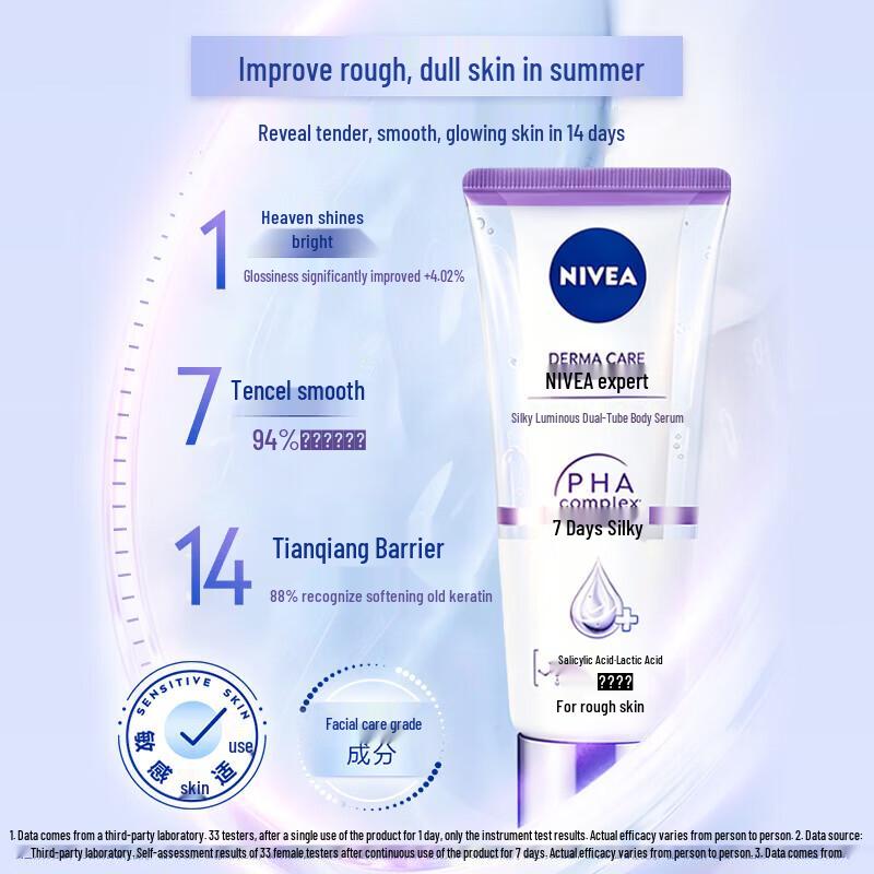 Nivea Увлажняющая сыворотка для тела с двойной тубой